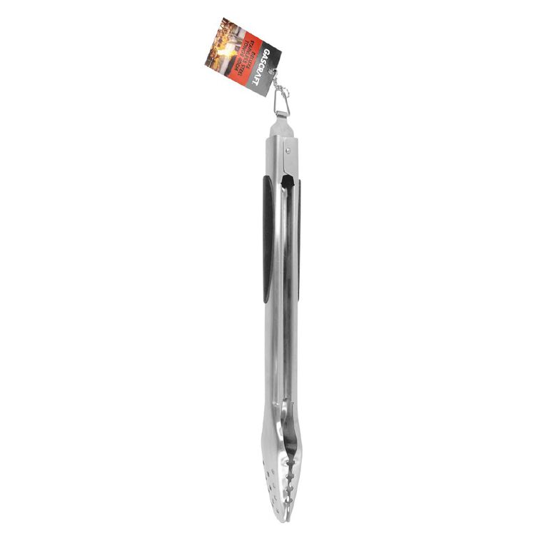 Gascraft BBQ Deluxe Stainless Steel Tongs 40cm, , hi-res