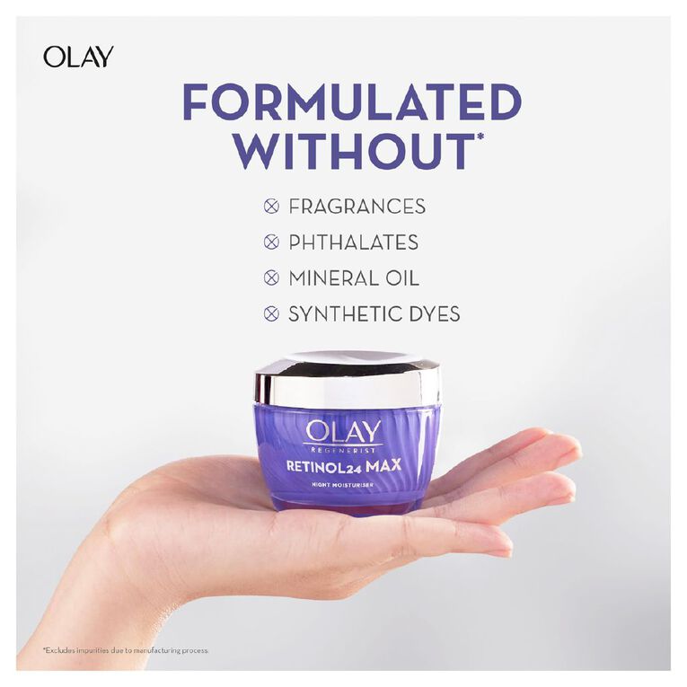 Olay Regenerist Retinol 24 Max Moisturiser 50g, , hi-res