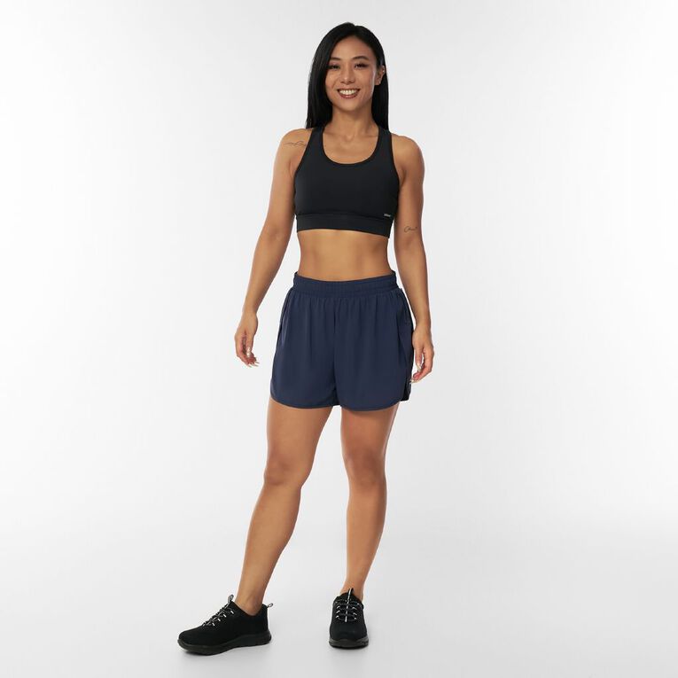 Active Intent Women's 2in1 Training Shorts, Blue Dark, hi-res
