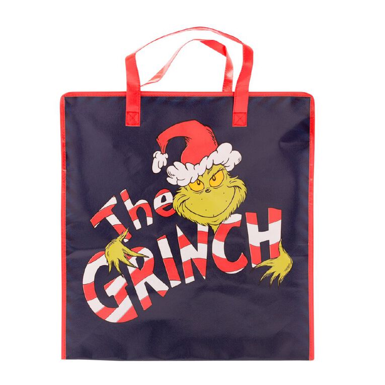 Grinch Jumbo Shop Bag Navy, , hi-res