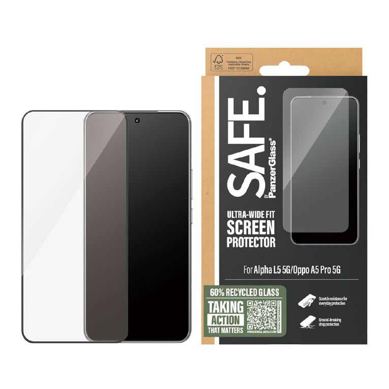 PanzerGlass SAFE by Panzer Screen Protector For Oppo A5 Pro 5G, , hi-res