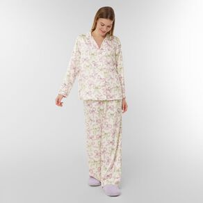 H&H Women's Satin Pyjama Set with Eye Mask