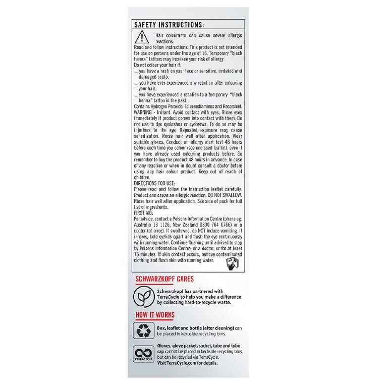 Schwarzkopf Permanent LIVE Colour 1.0 Black, , hi-res