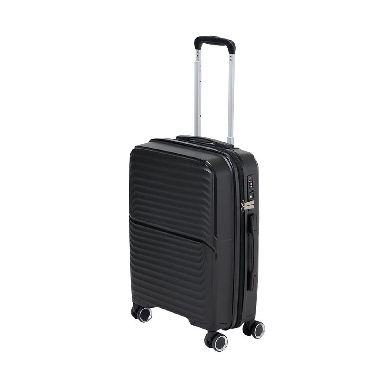 Intrepid 50cm Hardside Carry-On Suitcase Black, , hi-res