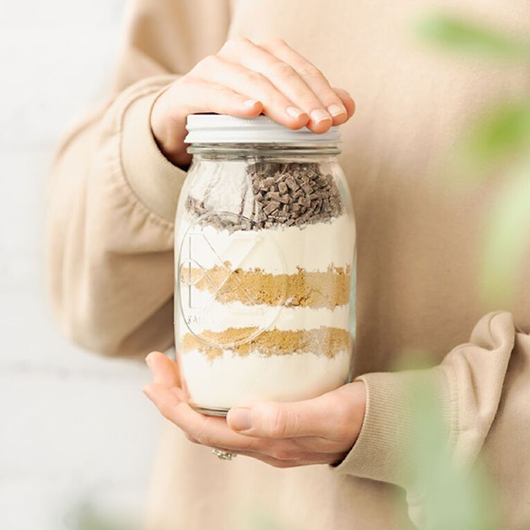 Kate's Kitchen Embossed Preserving Jar 3 Pack 1L, , hi-res