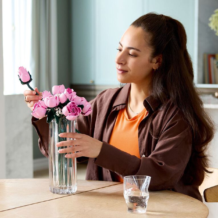 LEGO Botanicals Bouquet of Pink Roses 10374, , hi-res