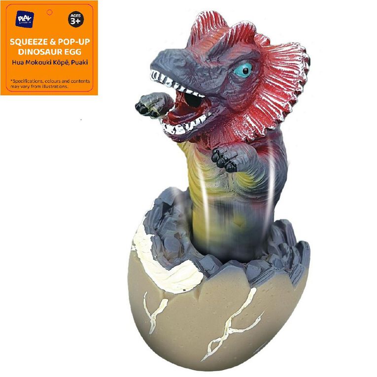 Play Studio Squeeze & Pop-Up Dinosaur Egg Assorted, , hi-res