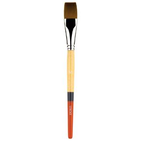 Princeton Snap Brush Short Handle Taklon Stroke 3/4 Gold