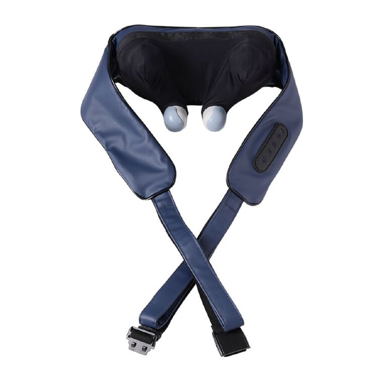 Living & Co Shiatsu Neck & Shoulder Massager Blue, , hi-res