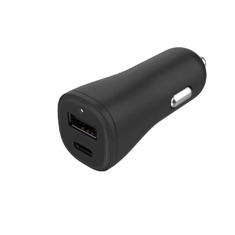Tech.Inc Dual USB-C + A Car Charger, , hi-res