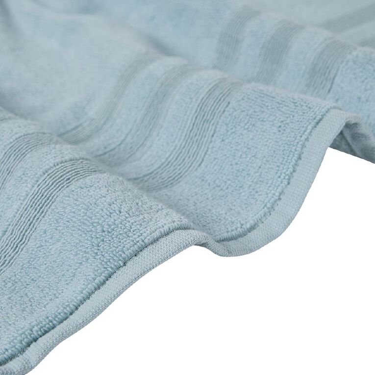 Living & Co Plush Plain Bath Towel Blue Light, , hi-res