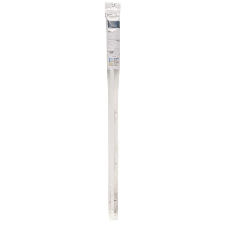 Living & Co Extendable Cord Drawn Curtain Track White 200-290cm, White, hi-res