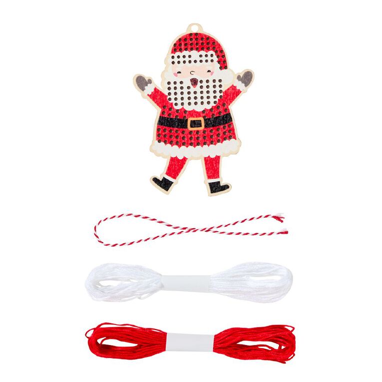 House Creativity Do-It-Yourself Santa Weaving Kit, , hi-res