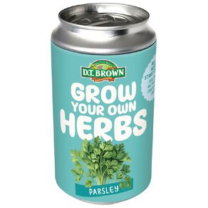 DT Brown Herb Can Grow Kit Parsley