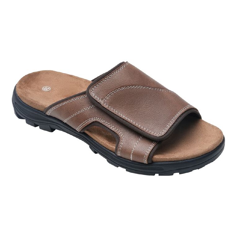 H&H Men's Shaun Sandals, Brown, hi-res