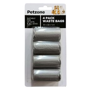 Petzone Pet Waste Bags 4 Pack