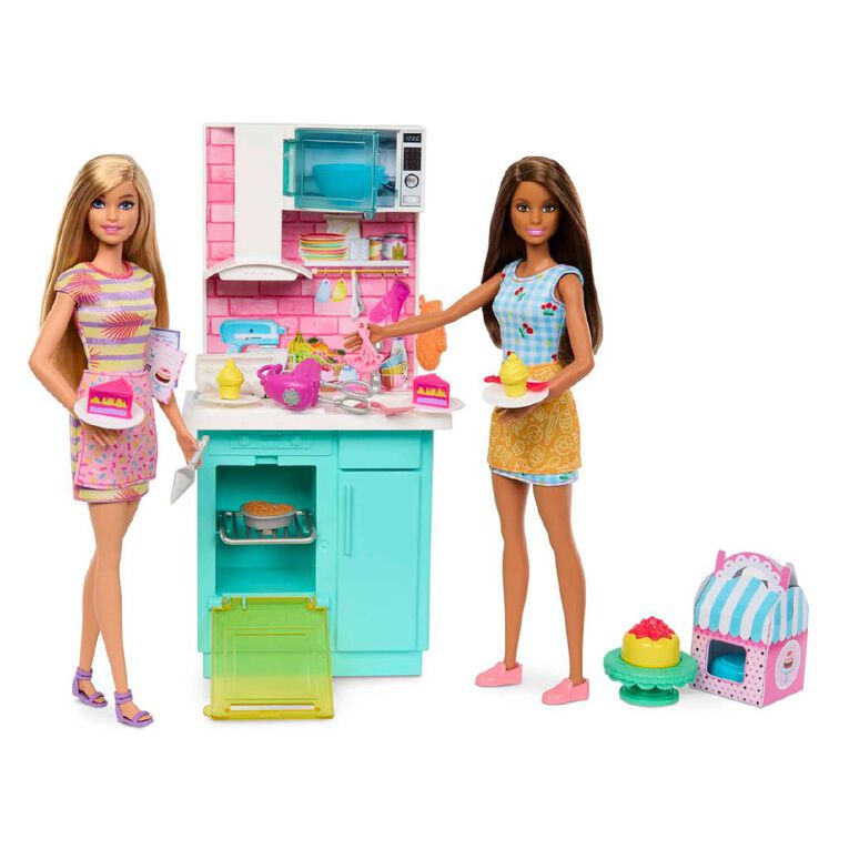 Barbie Baking Toy Party Playset, , hi-res