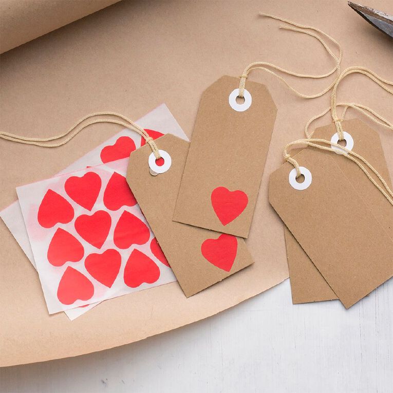Avery Heart Stickers 23mm Diameter, , hi-res
