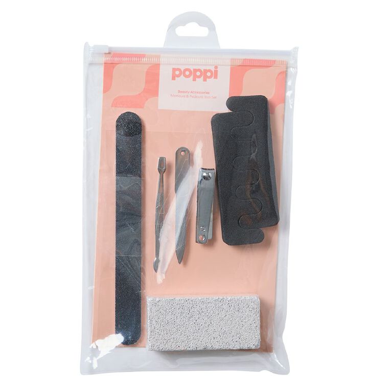 Poppi Nail Kit Black 6 Pack, , hi-res