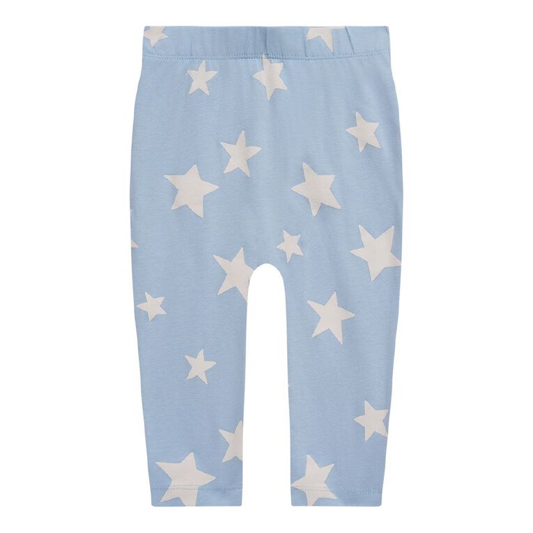 Young Original Babies' Print Leggings 3 Pack, Blue Light STAR, hi-res