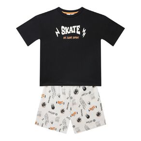 H&H Boys' Tee and Shorts Pyjama Set