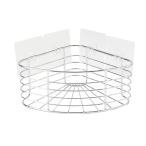 Living & Co Shower Caddy Corner Silver