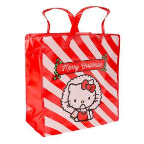 hello kitty jumbo shop bag stripe 1 each