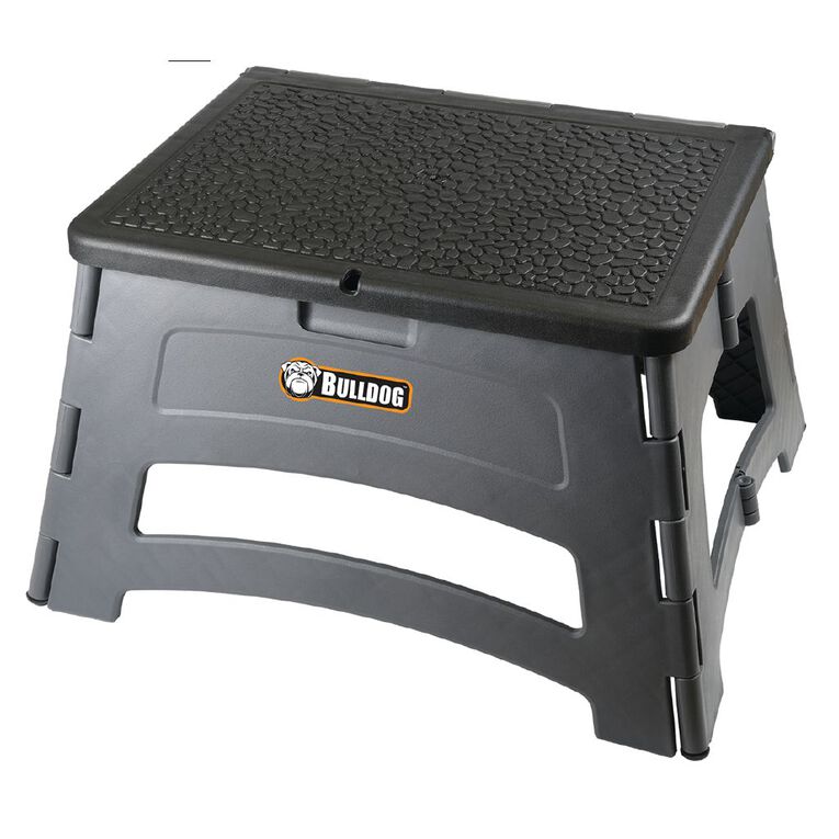 Bulldog Folding Plastic Stool 100kg, , hi-res