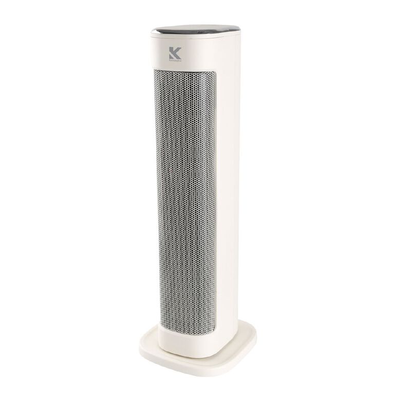 Kensington Digital Ceramic Tower Heater 60cm White, , hi-res