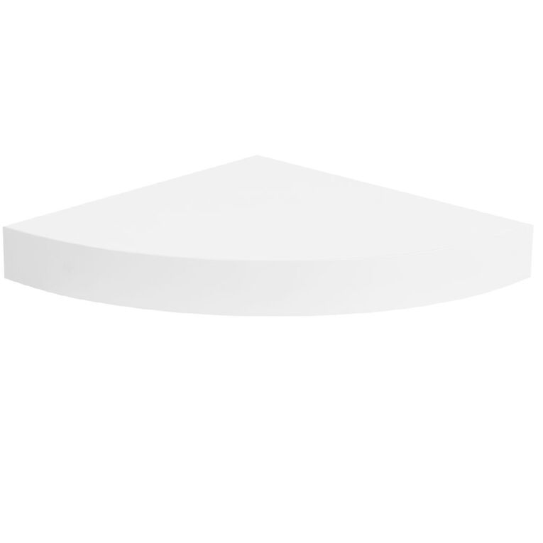 Living & Co Corner Wall Shelf White, , hi-res