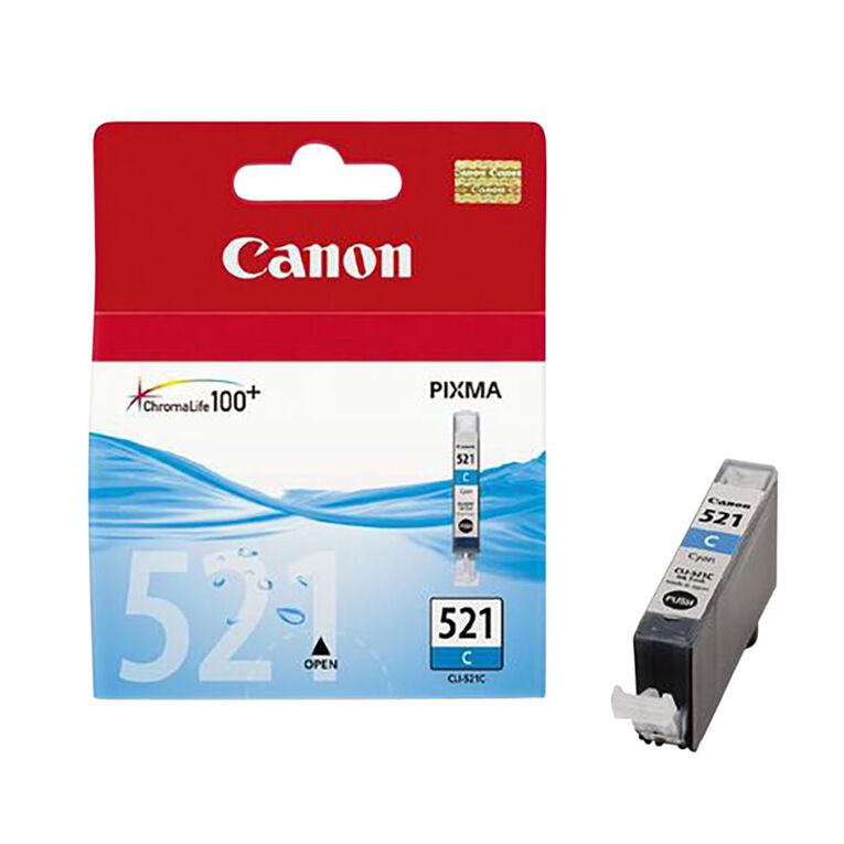 Canon Ink CLI521 Cyan 500 Pages, , hi-res