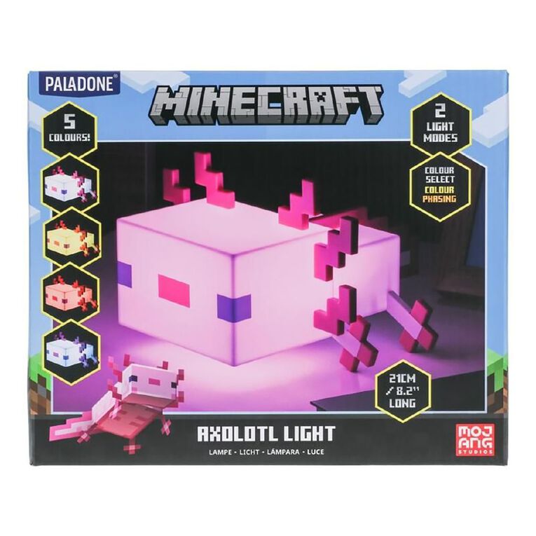 Paladone Minecraft Axolotl Light, , hi-res