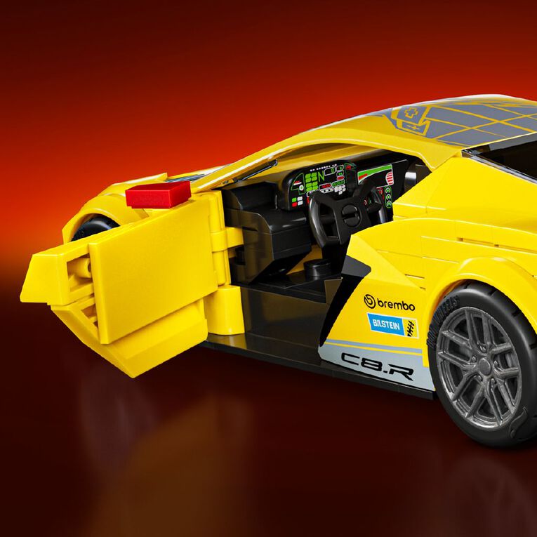Hot Wheels Bricks Corvette C8R, , hi-res