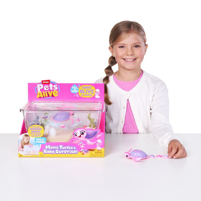 Zuru Pets Alive Mama & Baby Surprise Series 1 Turtle Surprise Playset, , hi-res