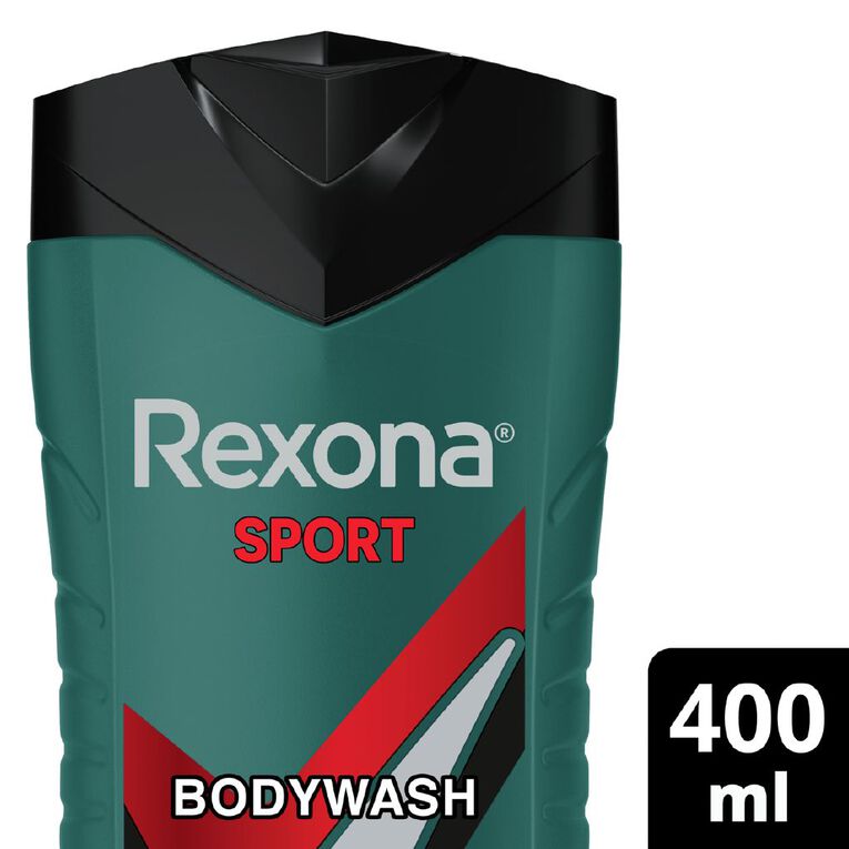 Rexona Men's Sport Body Wash 400ml, , hi-res