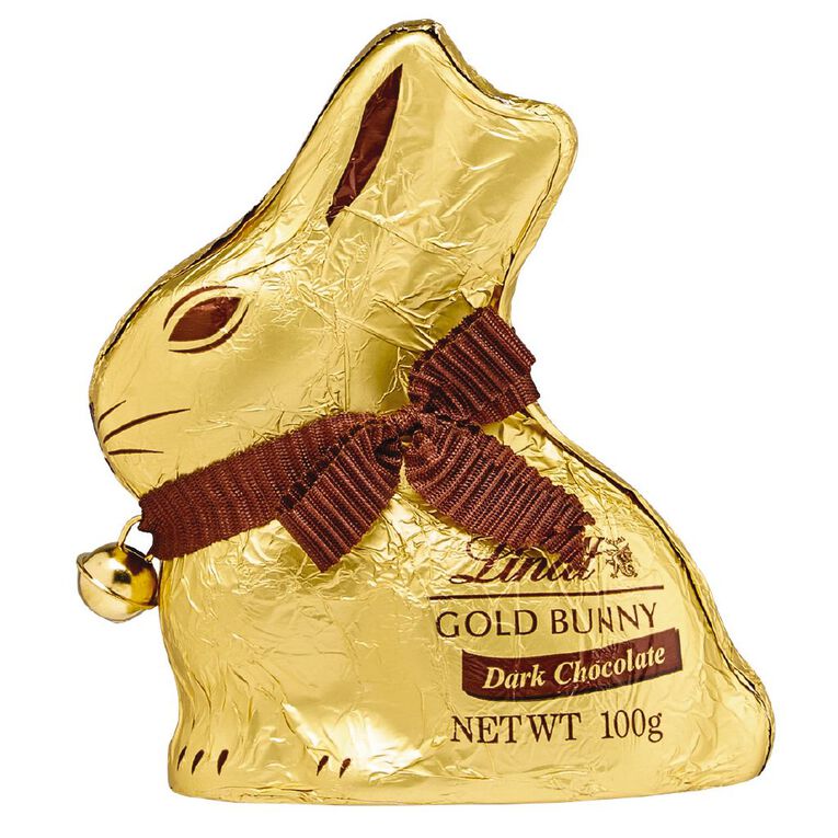 Lindt Gold Bunny Dark Chocolate 100g, , hi-res