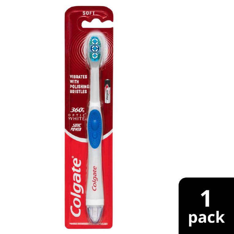 Colgate Optic White Sonic Toothbrush Soft, , hi-res