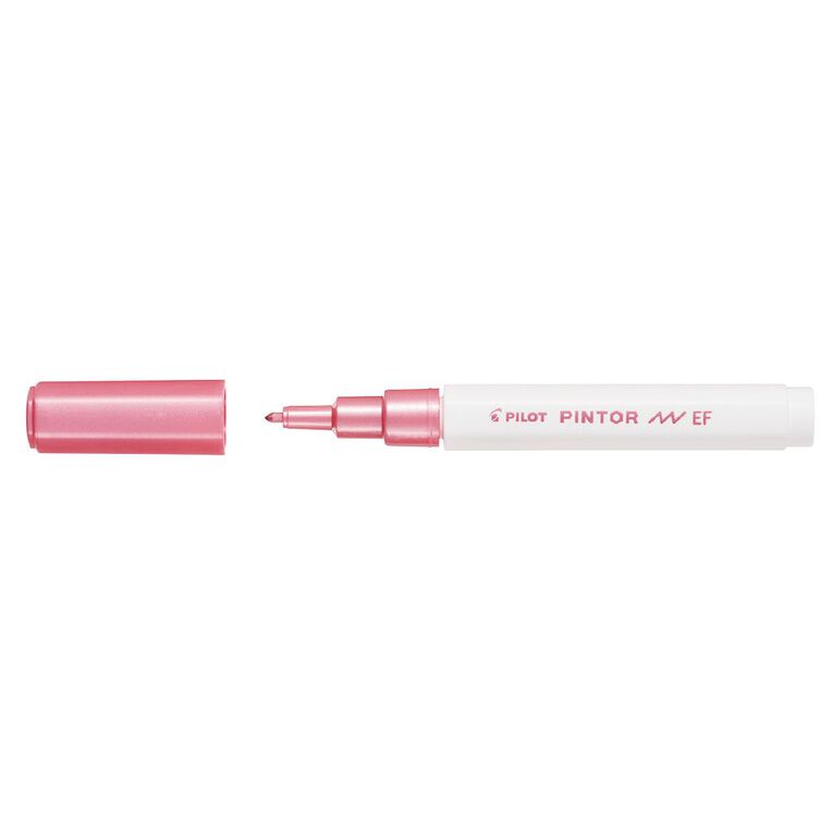 Pilot Pintor Marker Bullet Metallic Extra Fine 2.3mm Tip Pink, , hi-res