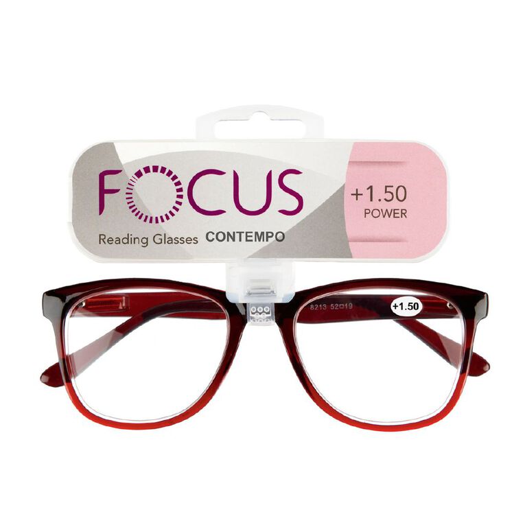 Focus Contempo 1.50 Reading Glasses, , hi-res