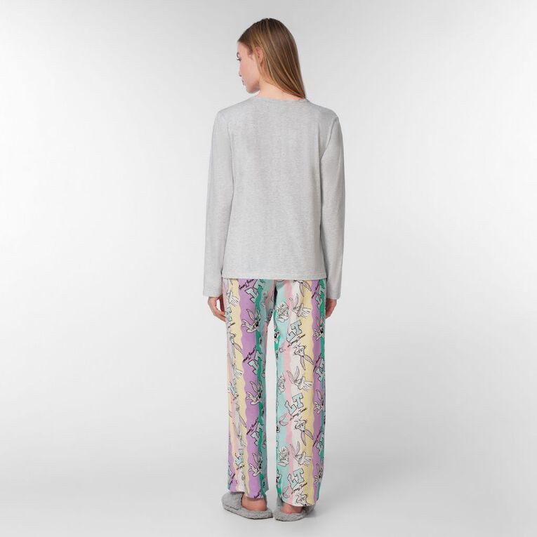 Bugs Bunny Women's Knit Pyjama Set, Grey Light, hi-res