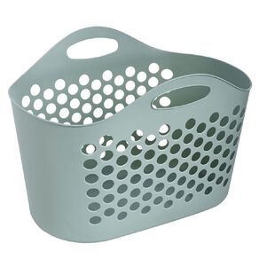 Living & Co Flexi Laundry Hamper Sage 70L