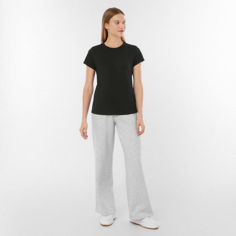 H&H Women's Wide Leg Trackpants, Silver Grey, hi-res
