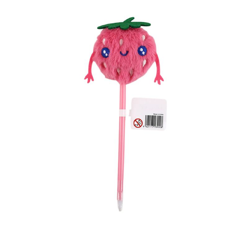 Kookie Summer Novelty Pen Strawberry, , hi-res