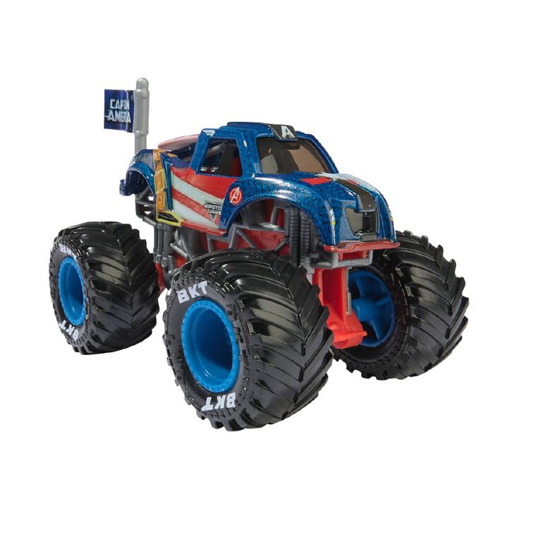 Monster Jam Marvel 1:64 Single Pack Assorted, , hi-res