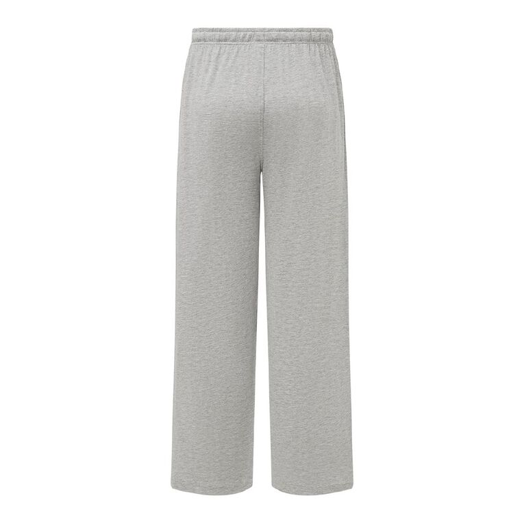 H&H Men's Knit Pyjama Pants, Grey Mid, hi-res