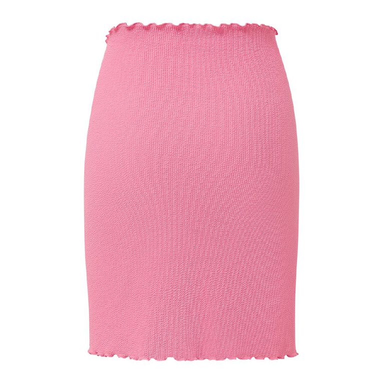 Active Intent Women's Crinkle Mini Sarong, Pink Mid, hi-res