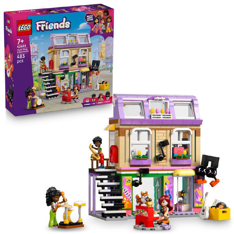 LEGO Friends Music Store and Apartment 42653, , hi-res