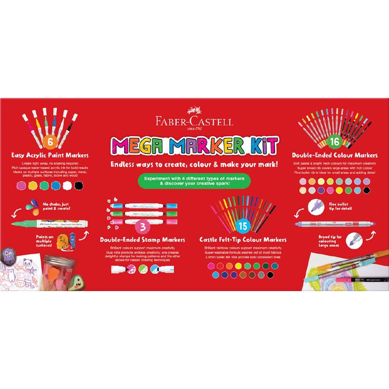 Faber-Castell Mega Marker Kit, , hi-res