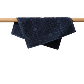 Living & Co Towel Bundle Diamond Navy One Size