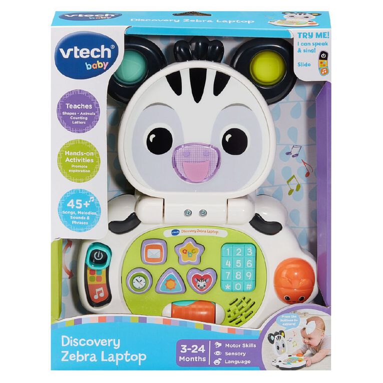 Vtech Discoveries Zebra Laptop, , hi-res
